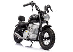 Vaikiškas elektrinis motociklas, 36 V, 350 W, juodas