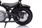 Vaikiškas elektrinis motociklas, 36 V, 350 W, juodas