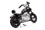 Vaikiškas elektrinis motociklas, 36 V, 350 W, juodas