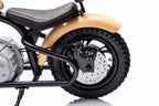 Vaikiškas elektrinis motociklas, 36 V, 7 km/h, baltas