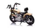 Vaikiškas elektrinis motociklas, 36 V, 7 km/h, baltas