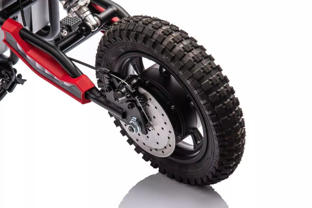 Vaikiškas elektrinis motociklas, 36V, 15 km/h, chaki