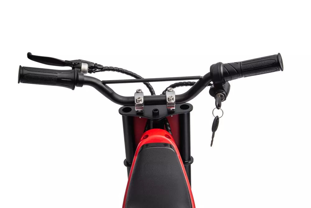 Vaikiškas elektrinis motociklas, 36V, 15 km/h, chaki
