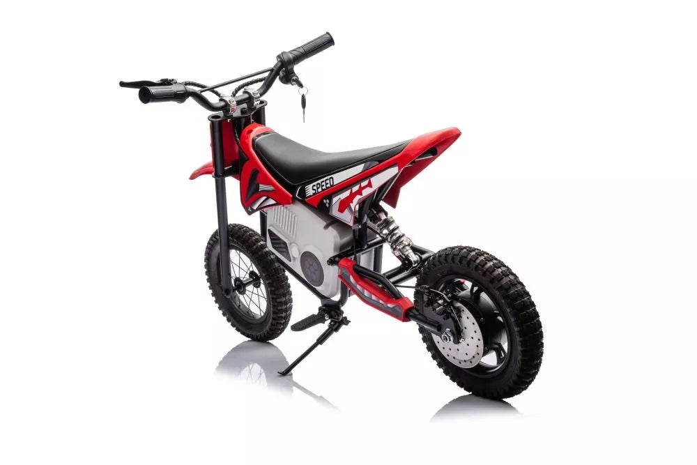 Vaikiškas elektrinis motociklas, 36V, 15 km/h, chaki