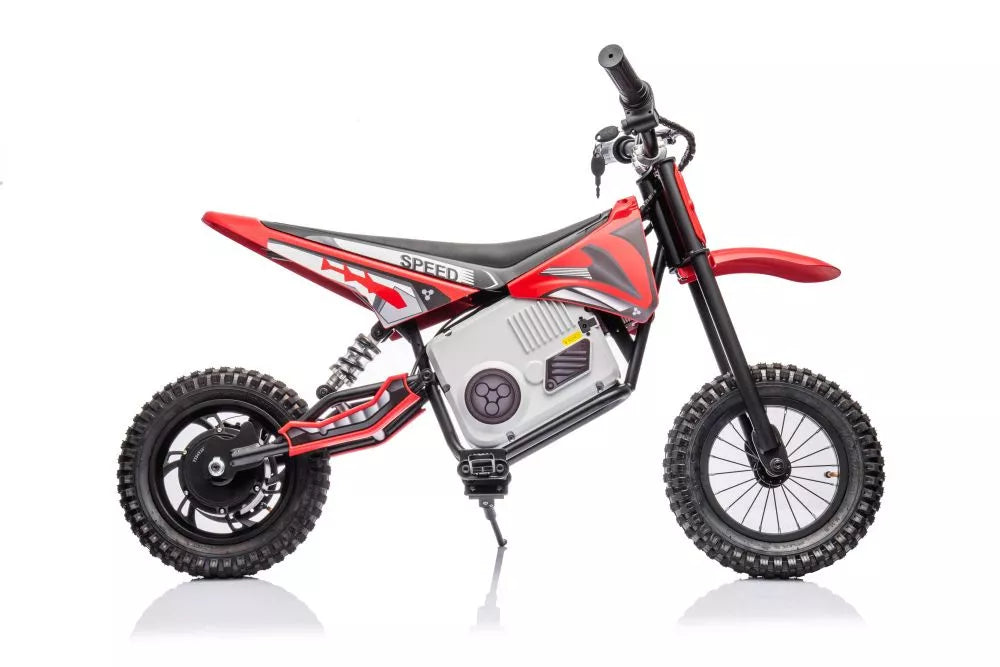Vaikiškas elektrinis motociklas, 36V, 15 km/h, chaki
