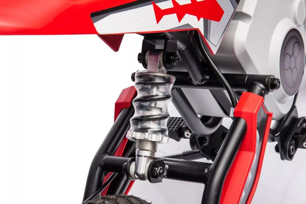 Vaikiškas elektrinis motociklas, 36V, 15 km/h, chaki
