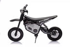Vaikiškas elektrinis motociklas, 36V, 350W, iki 15km/h, minkšta sėdynė, chaki spalvos