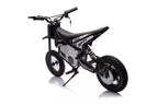 Vaikiškas elektrinis motociklas, 36V, 350W, iki 15km/h, minkšta sėdynė, chaki spalvos