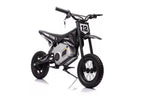 Vaikiškas elektrinis motociklas, 36V, 350W, iki 15km/h, minkšta sėdynė, chaki spalvos
