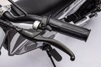 Vaikiškas elektrinis motociklas, 36V, 350W, su pripučiamais ratais, chaki