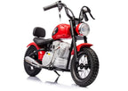 Vaikiškas elektrinis motociklas, 36V, nuo 6 metų, baltas