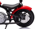Vaikiškas elektrinis motociklas, 36V, nuo 6 metų, baltas