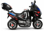 Vaikiškas elektrinis motociklas, 6 V, juodas