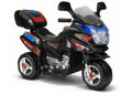 Vaikiškas elektrinis motociklas, 6 V, juodas