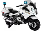 Vaikiškas elektrinis motociklas BMW, 12 V, 1 × 45 W, baltas