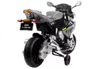 Vaikiškas elektrinis motociklas BMW S1000RR, 12 V, 3–6 km/h, baltas