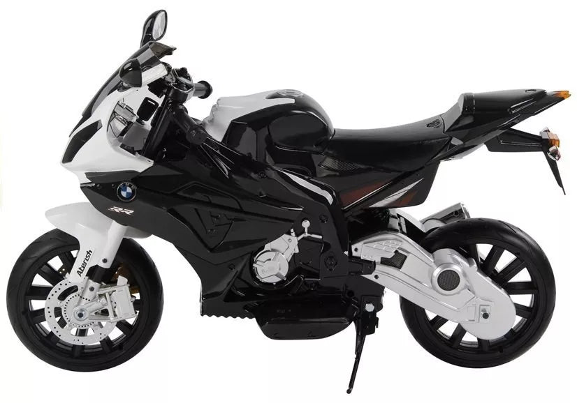 Vaikiškas elektrinis motociklas BMW S1000RR, 12 V, 3 metų+, juodas