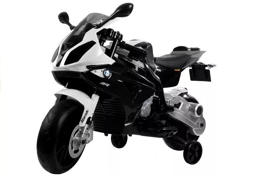 Vaikiškas elektrinis motociklas BMW S1000RR, 12 V, 3 metų+, juodas