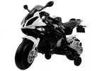 Vaikiškas elektrinis motociklas BMW S1000RR, 12 V, 3 metų+, juodas