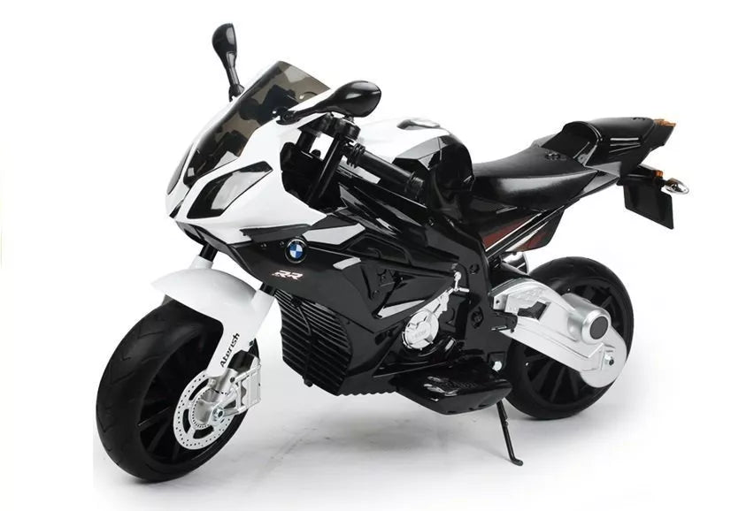 Vaikiškas elektrinis motociklas BMW S1000RR, 12 V, 3 metų+, juodas