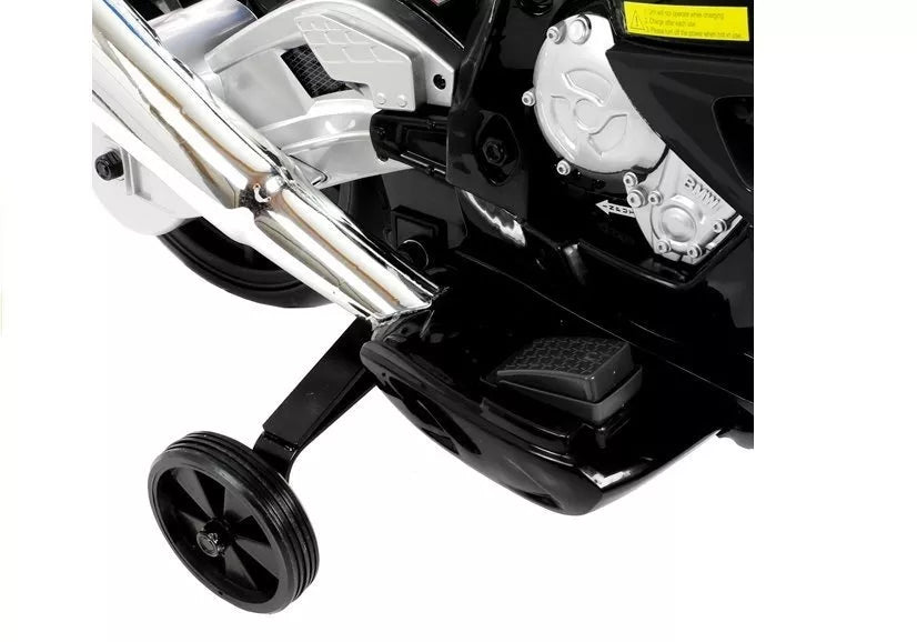 Vaikiškas elektrinis motociklas BMW S1000RR, 12 V, 3 metų+, juodas