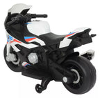 Vaikiškas elektrinis motociklas BMW S1000RR, 12 V, baltas