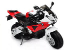 Vaikiškas elektrinis motociklas BMW S1000RR, 12V, 3-6 km/h, raudonas