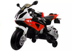 Vaikiškas elektrinis motociklas BMW S1000RR, 12V, 3-6 km/h, raudonas