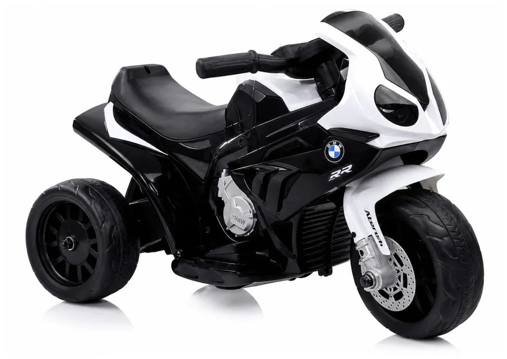 Vaikiškas elektrinis motociklas BMW S1000RR, 6 V, juodas