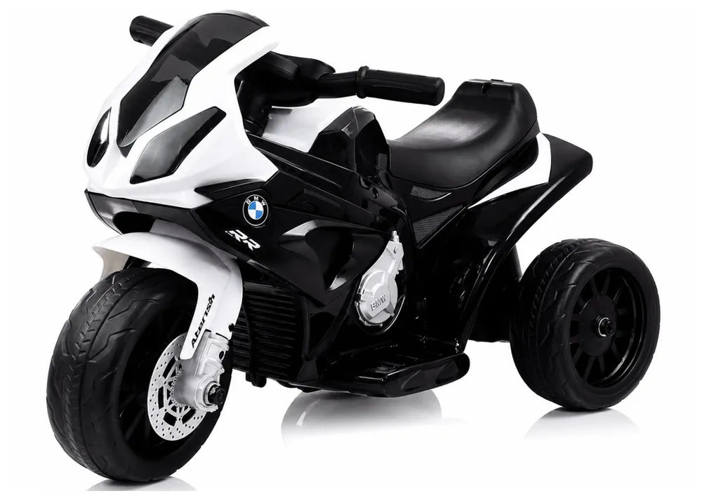 Vaikiškas elektrinis motociklas BMW S1000RR, 6 V, juodas