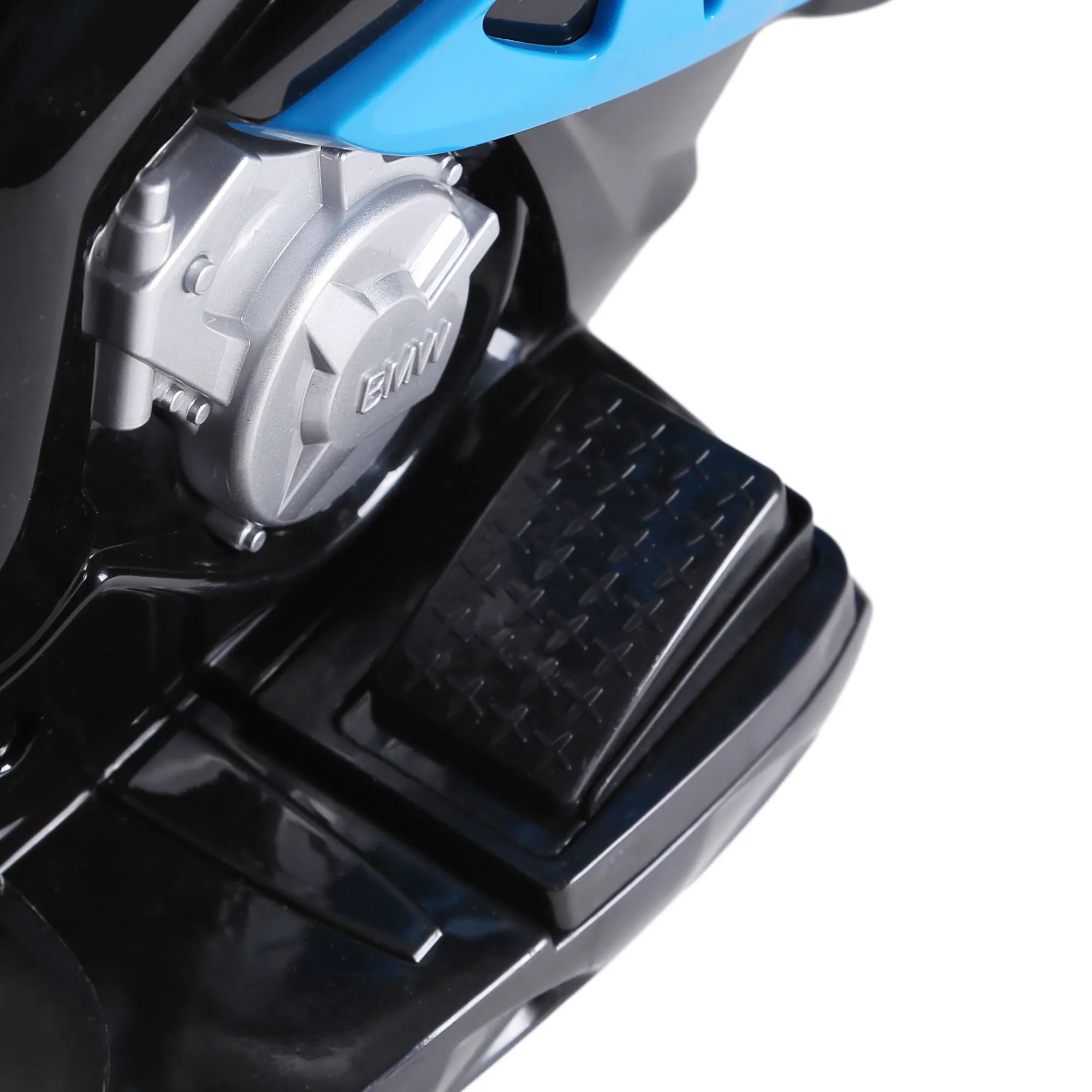 Vaikiškas elektrinis motociklas BMW S1000RR 6V, 18–36 mėn. vaikams, mėlynas