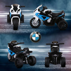 Vaikiškas elektrinis motociklas BMW S1000RR 6V, 18–36 mėn. vaikams, mėlynas