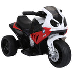 Vaikiškas elektrinis motociklas BMW S1000RR iki 20 kg, 18-36 mėn. vaikams, raudonas