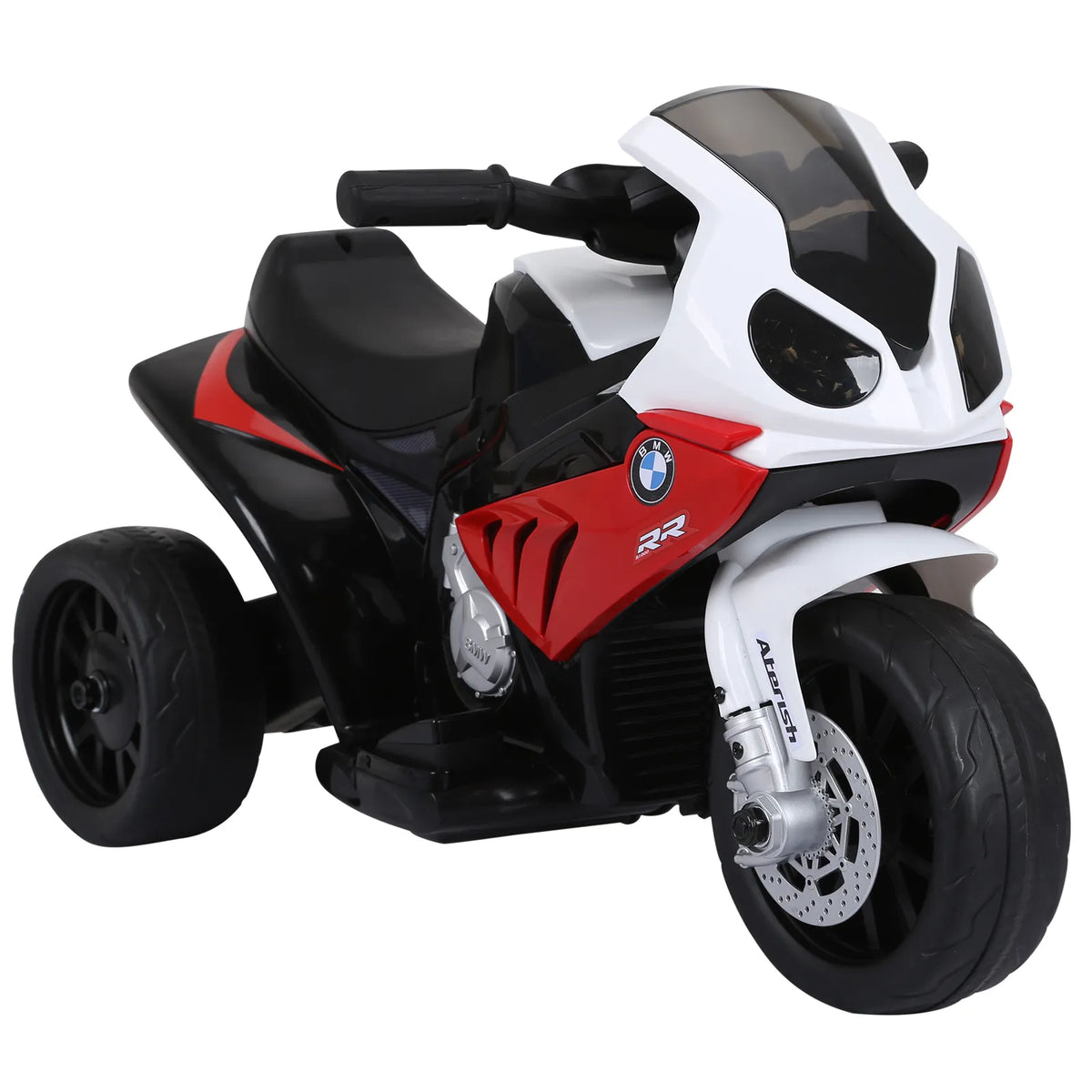 Vaikiškas elektrinis motociklas BMW S1000RR iki 20 kg, 18-36 mėn. vaikams, raudonas