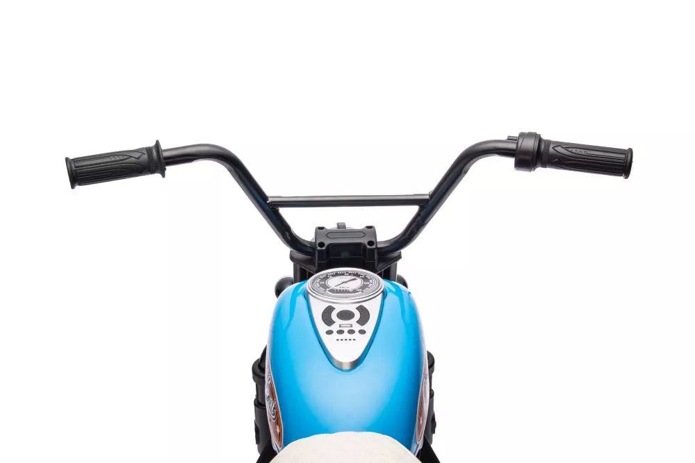 Vaikiškas elektrinis motociklas California Scout, 24 V, juodas