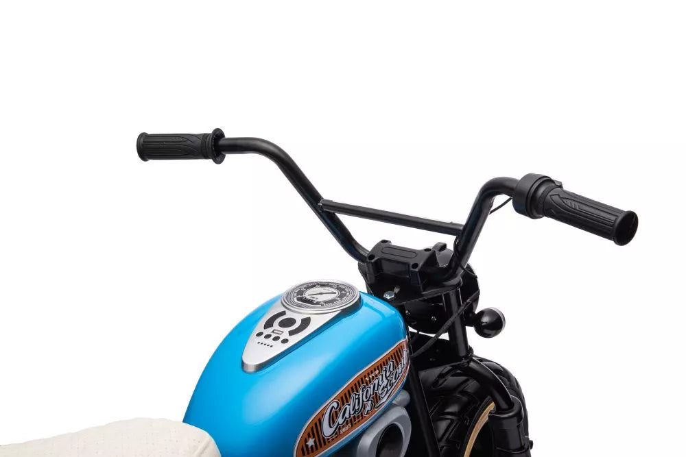 Vaikiškas elektrinis motociklas California Scout, 24 V, juodas