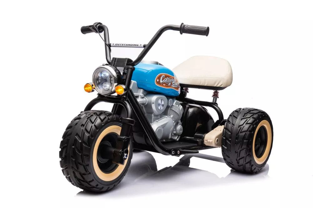 Vaikiškas elektrinis motociklas California Scout, 24 V, juodas