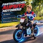 Vaikiškas elektrinis motociklas Honda CRF 450R, 12 V, 35 W, su galine pakaba