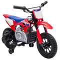 Vaikiškas elektrinis motociklas HONDA CRF 450R, 12 V, 35 W, su galine pakaba
