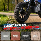 Vaikiškas elektrinis motociklas Honda CRF 450R, 12 V, 35 W, su galine pakaba
