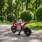 Vaikiškas elektrinis motociklas HONDA CRF 450R, 12 V, 35 W, su galine pakaba