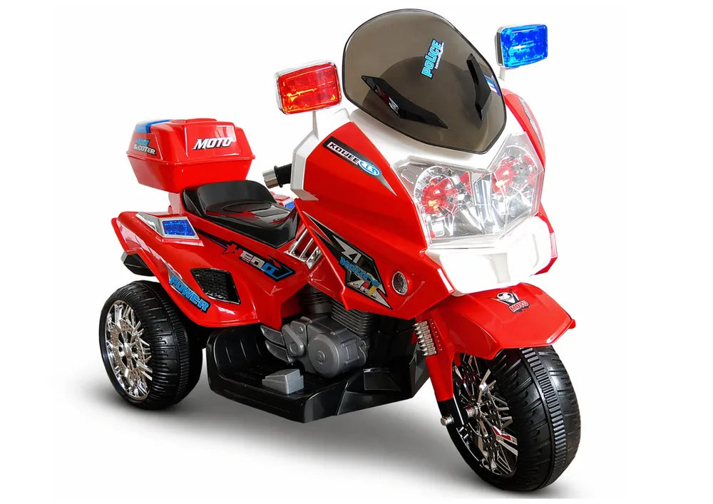 Vaikiškas elektrinis motociklas Kobe, 6 V, 35 W, raudonas
