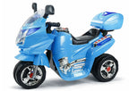 Vaikiškas elektrinis motociklas Leantoys, 6 V, su muzikos funkcija, mėlynas