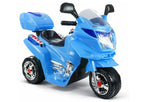 Vaikiškas elektrinis motociklas Leantoys, 6 V, su muzikos funkcija, mėlynas