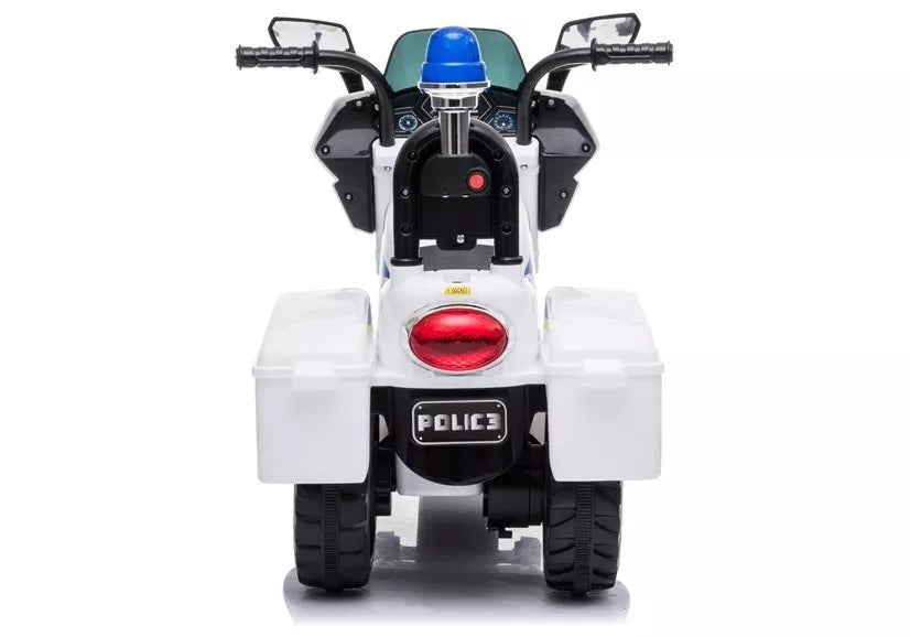 Vaikiškas elektrinis motociklas Motor, 6 V, baltas