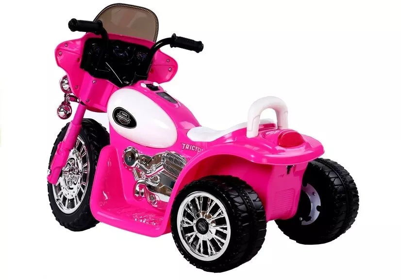 Vaikiškas elektrinis motociklas Motor, 6 V, rožinis