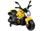 Vaikiškas elektrinis motociklas Motor, 6V, 3+ metų, geltonas