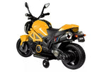 Vaikiškas elektrinis motociklas Motor, 6V, 3+ metų, geltonas