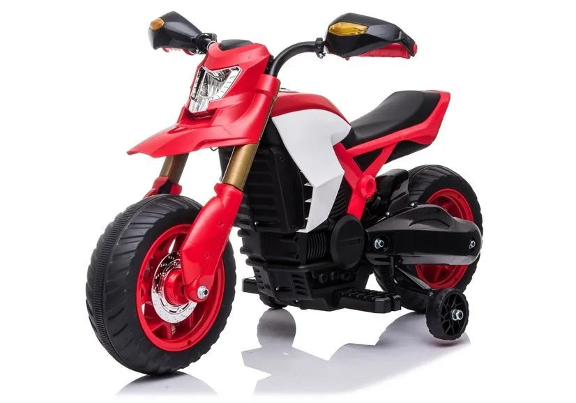 Vaikiškas elektrinis motociklas Motor, 6V, 45W, raudonas