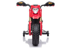 Vaikiškas elektrinis motociklas Motor, 6V, 45W, raudonas